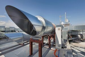 HVAC centrala wibroizolacyjna na wibroizolatorach kołpakowych KE-90