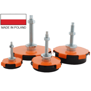 TT painted disc vibration isolator